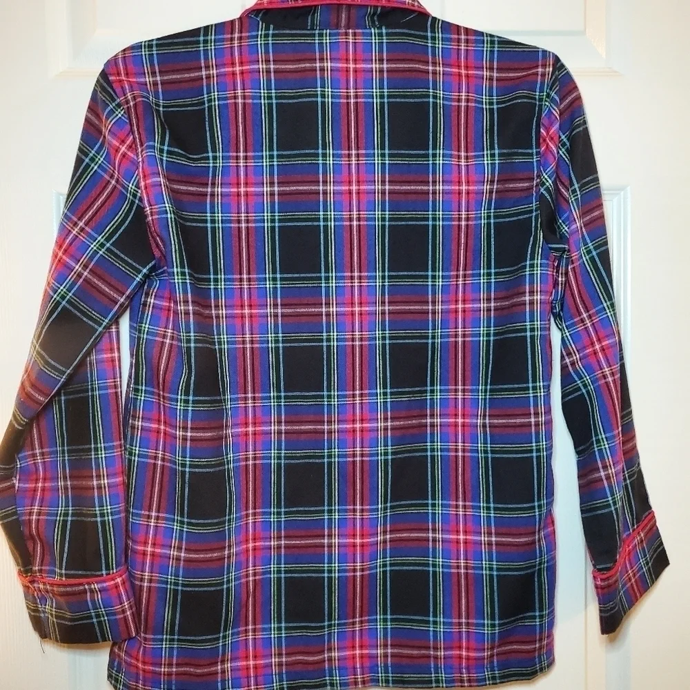 Crewcuts Plaid Pajama Top Sz L 10-12